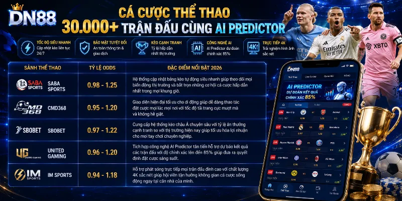 Hệ thống AI Predictor nâng cao trải nghiệm cá cược thể thao 